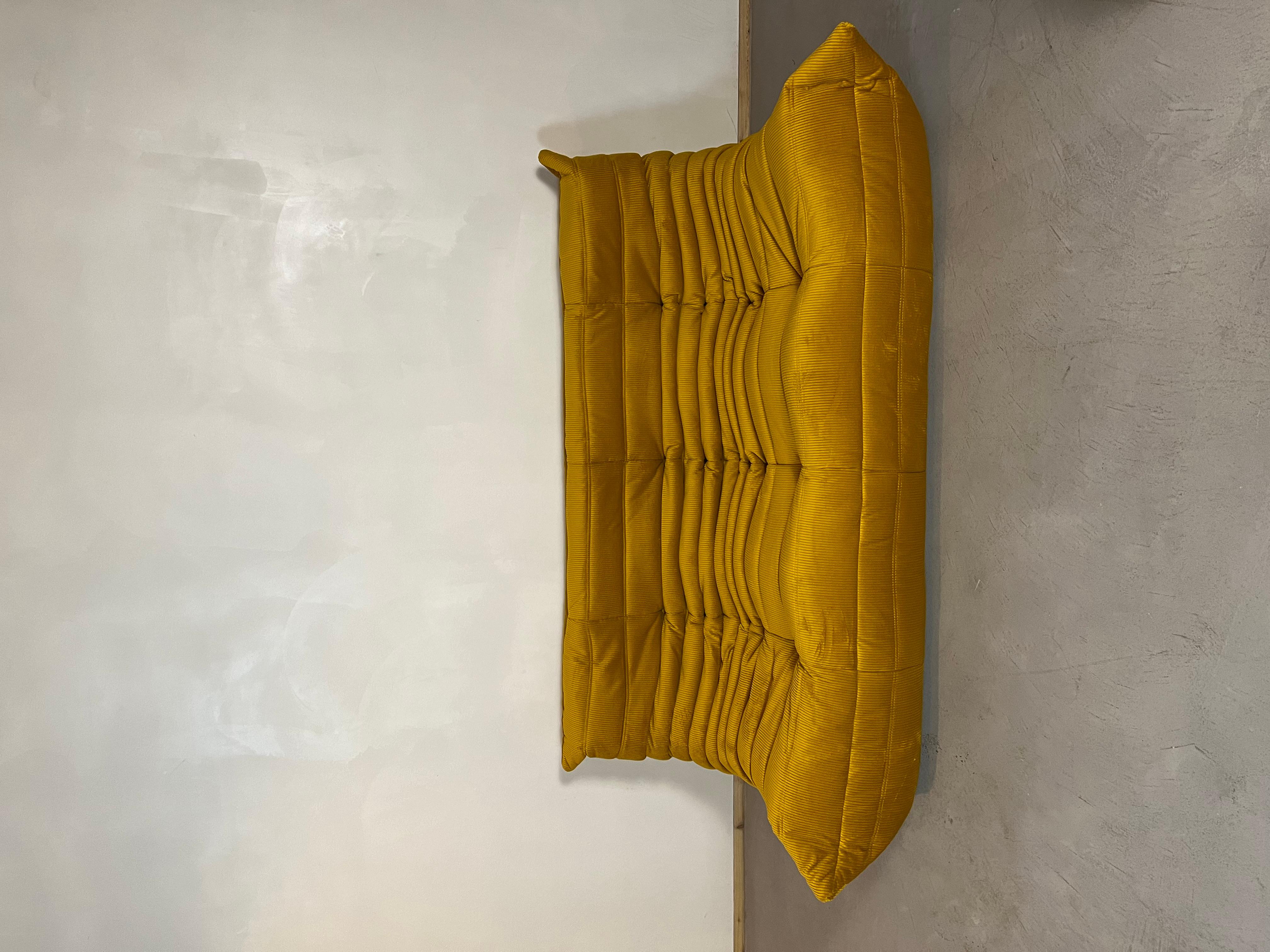 yellow togo sofa