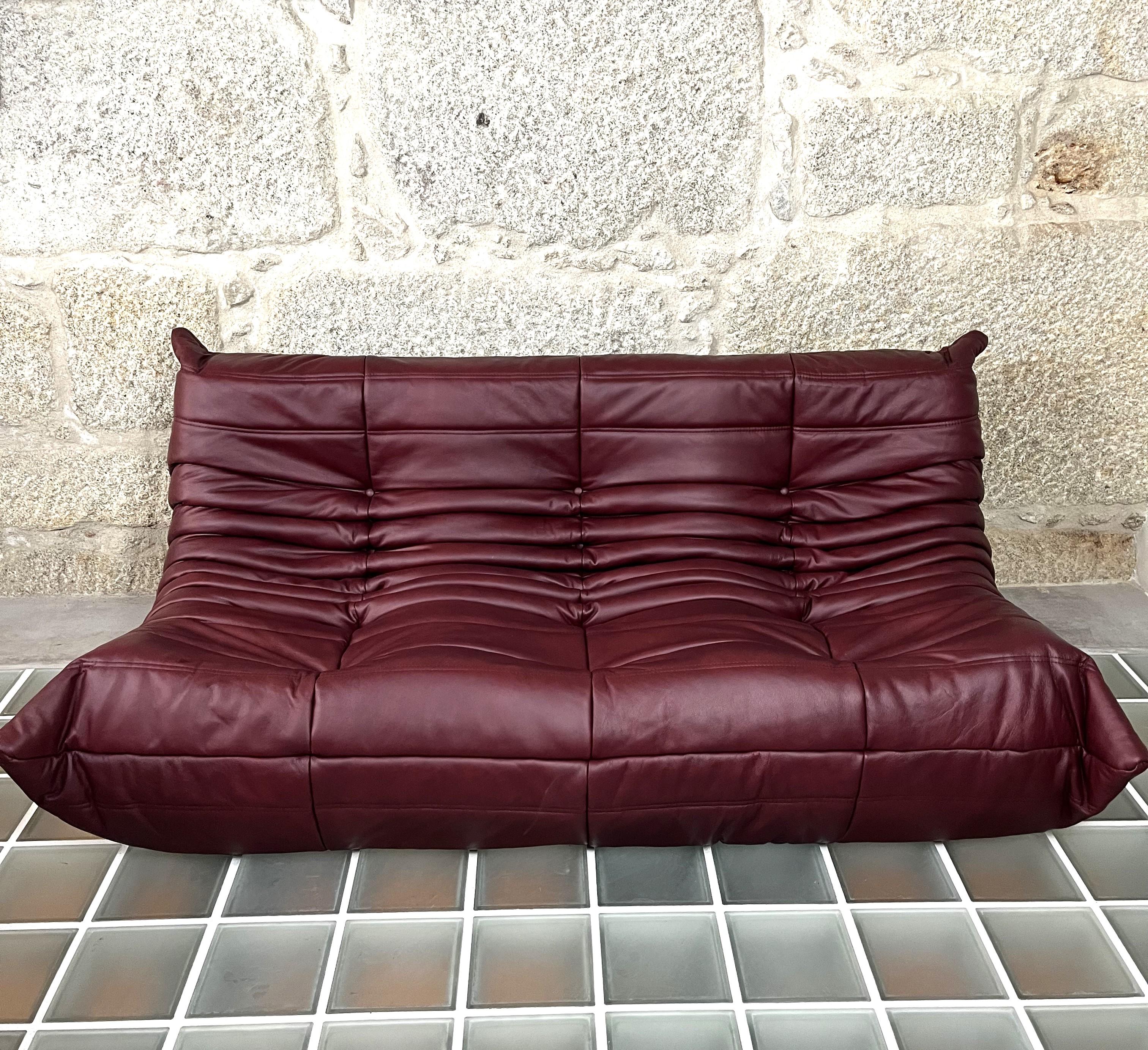 Togo Sofa by Michel Ducaroy for Ligne Roset, Set of 5 In Good Condition For Sale In Porto, PT