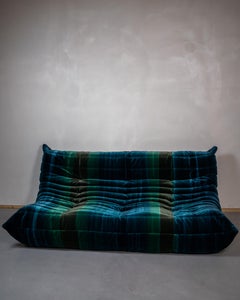 Togo-Sofa aus Samt von Michel Ducaroy für Ligne Roset
