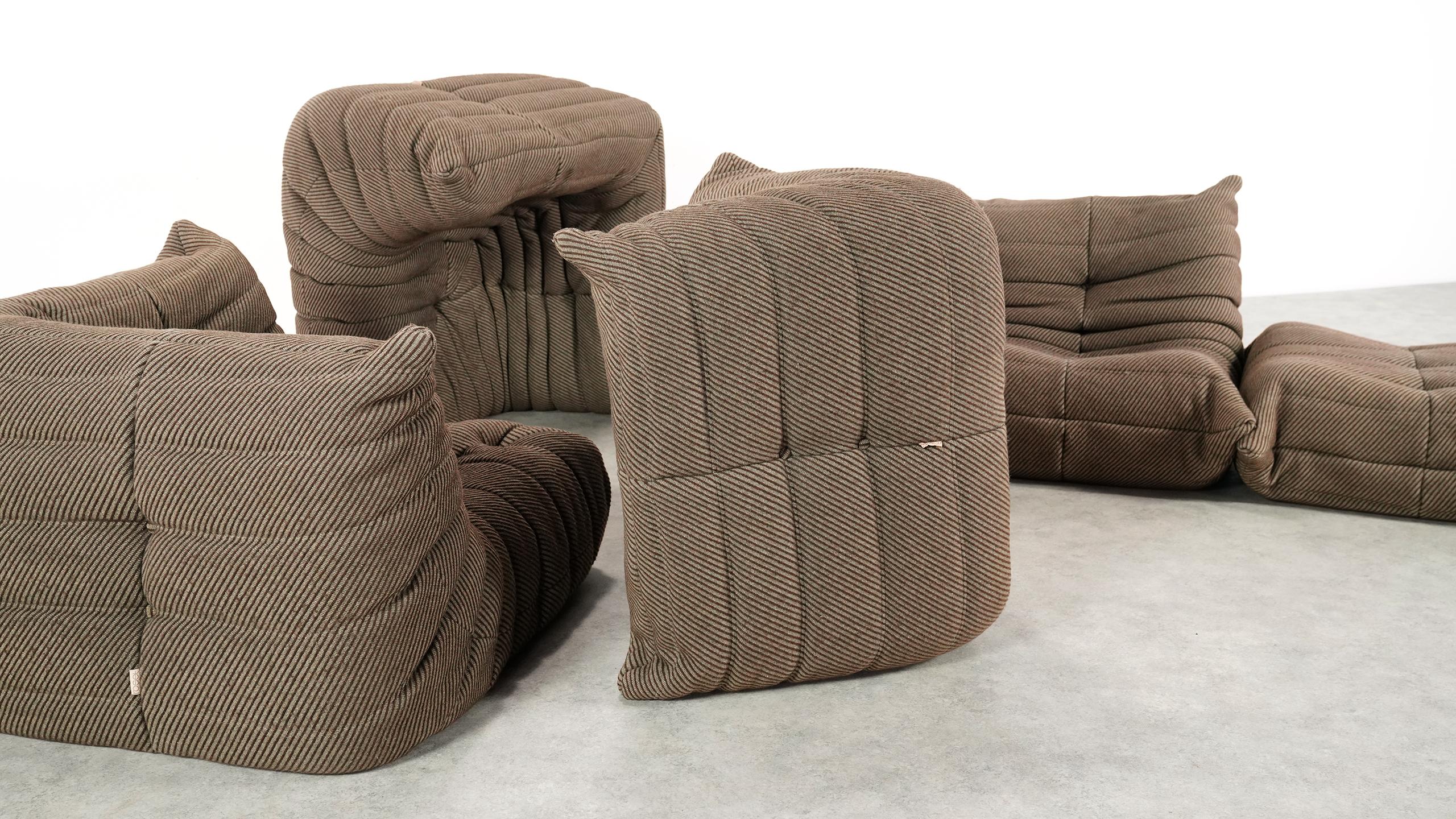 French Togo Sofa / Livingroom Seatgroup by Michel Ducaroy for Ligne Roset