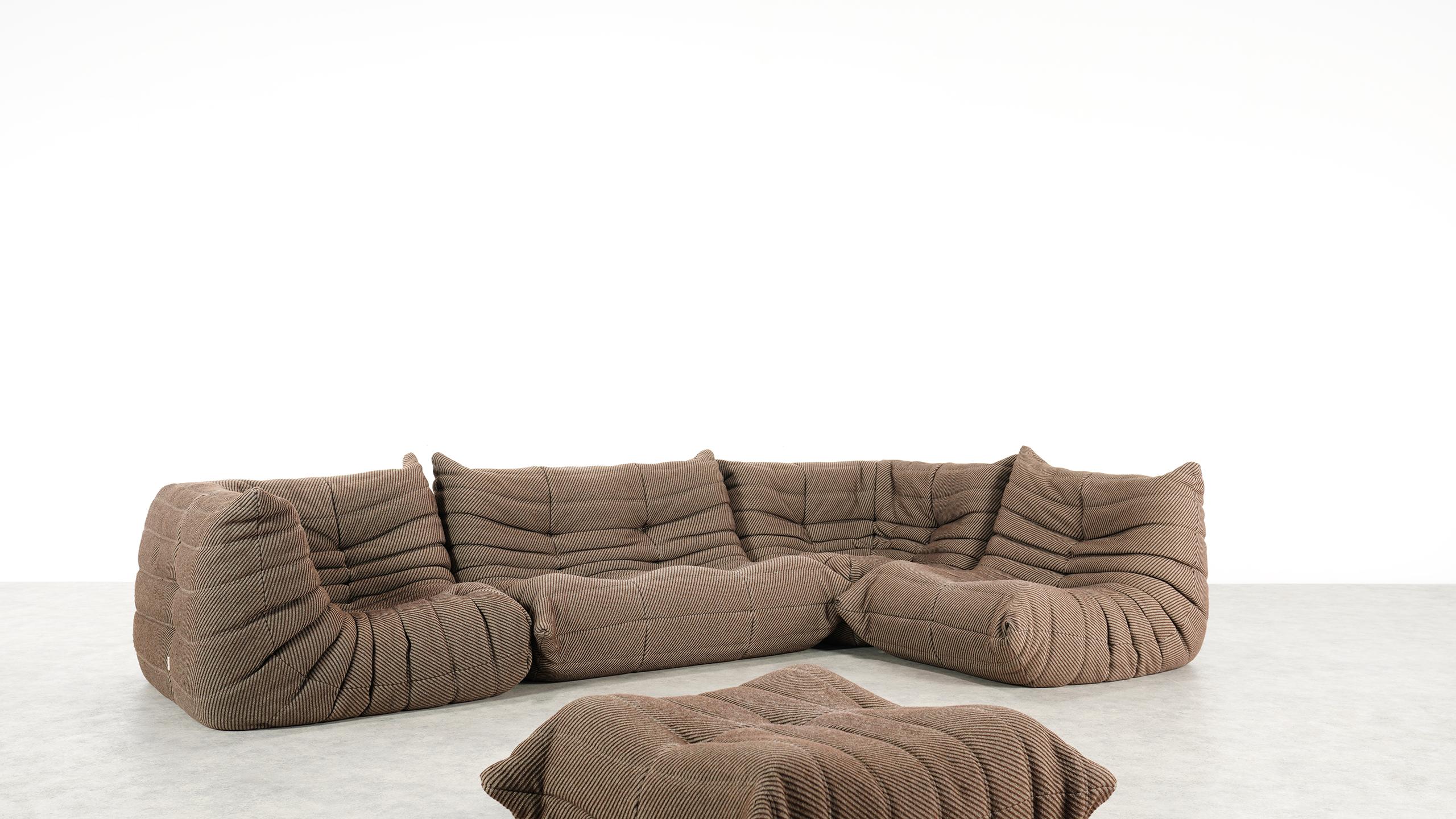 Togo Sofa / Livingroom Seatgroup by Michel Ducaroy for Ligne Roset In Good Condition In Halle, DE