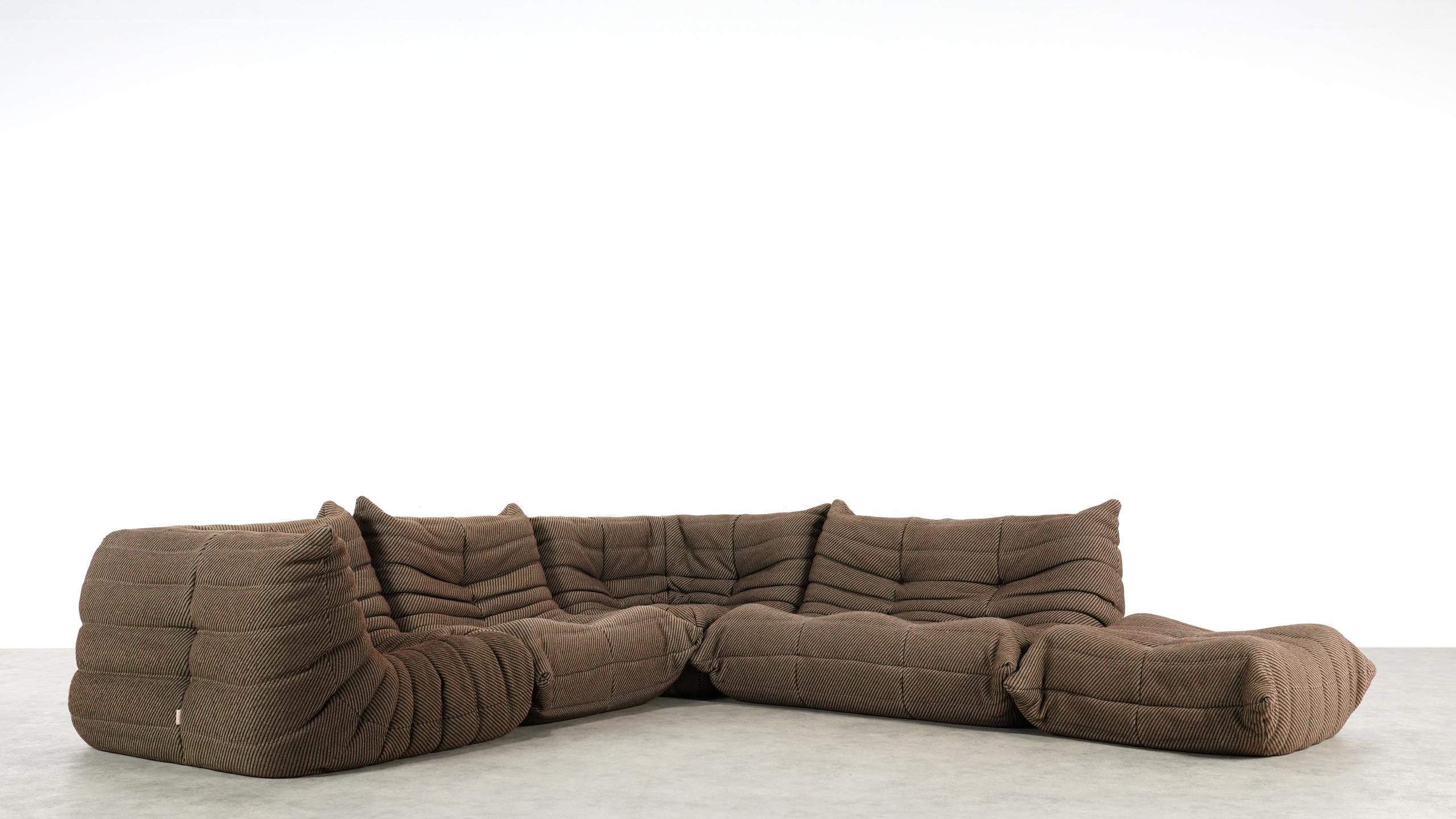 Late 20th Century Togo Sofa / Livingroom Seatgroup by Michel Ducaroy for Ligne Roset