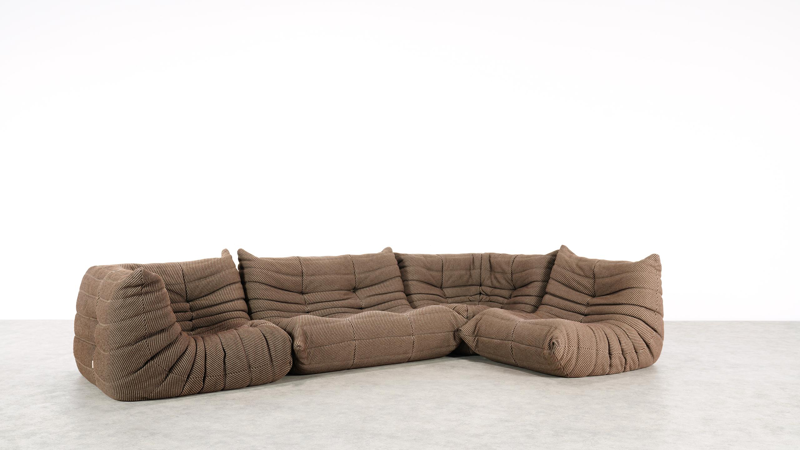 Fabric Togo Sofa / Livingroom Seatgroup by Michel Ducaroy for Ligne Roset