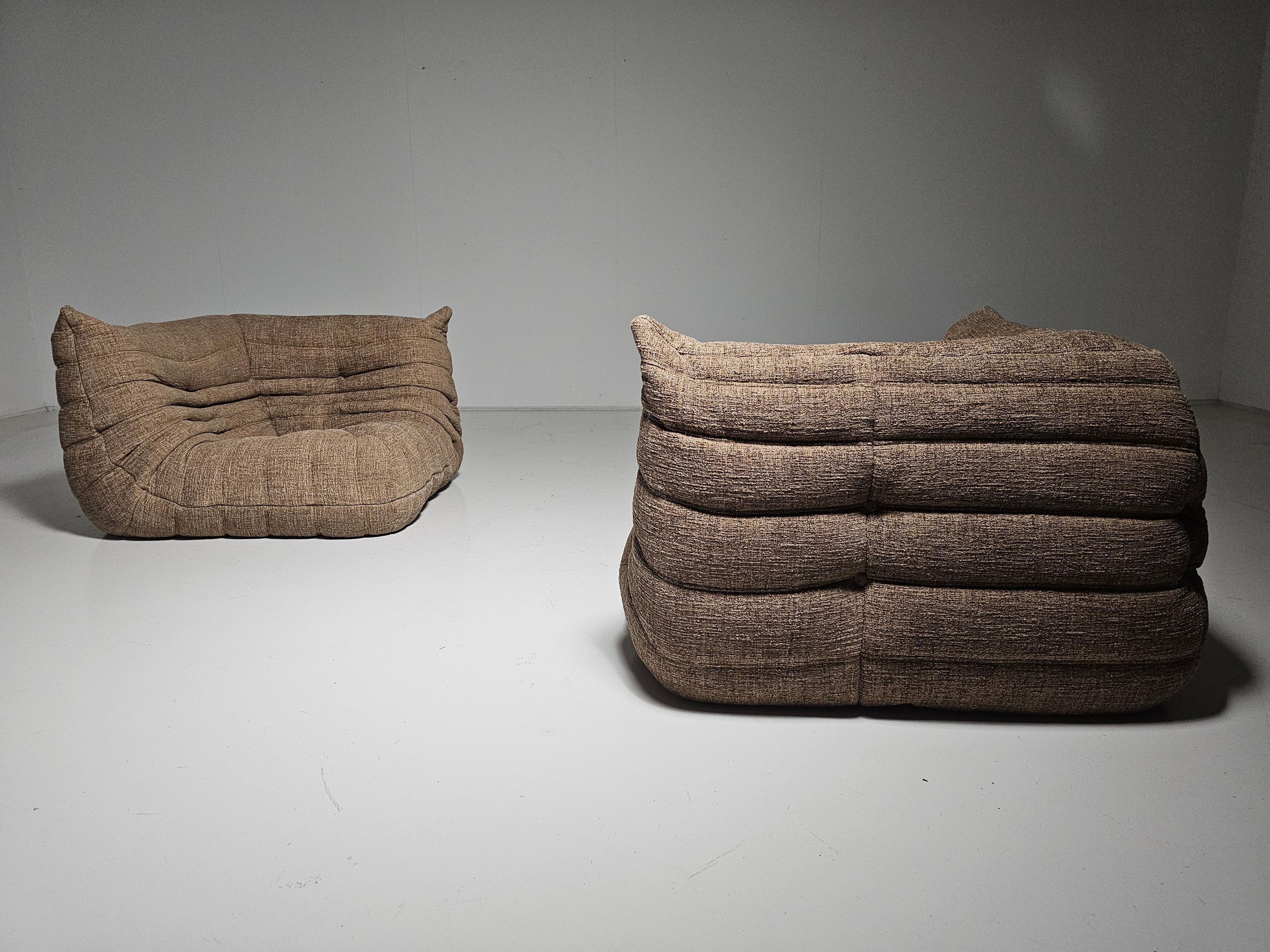 Late 20th Century Togo Sofa/Lounge chairs by Michel Ducaroy for Ligne Roset, circa 1970s