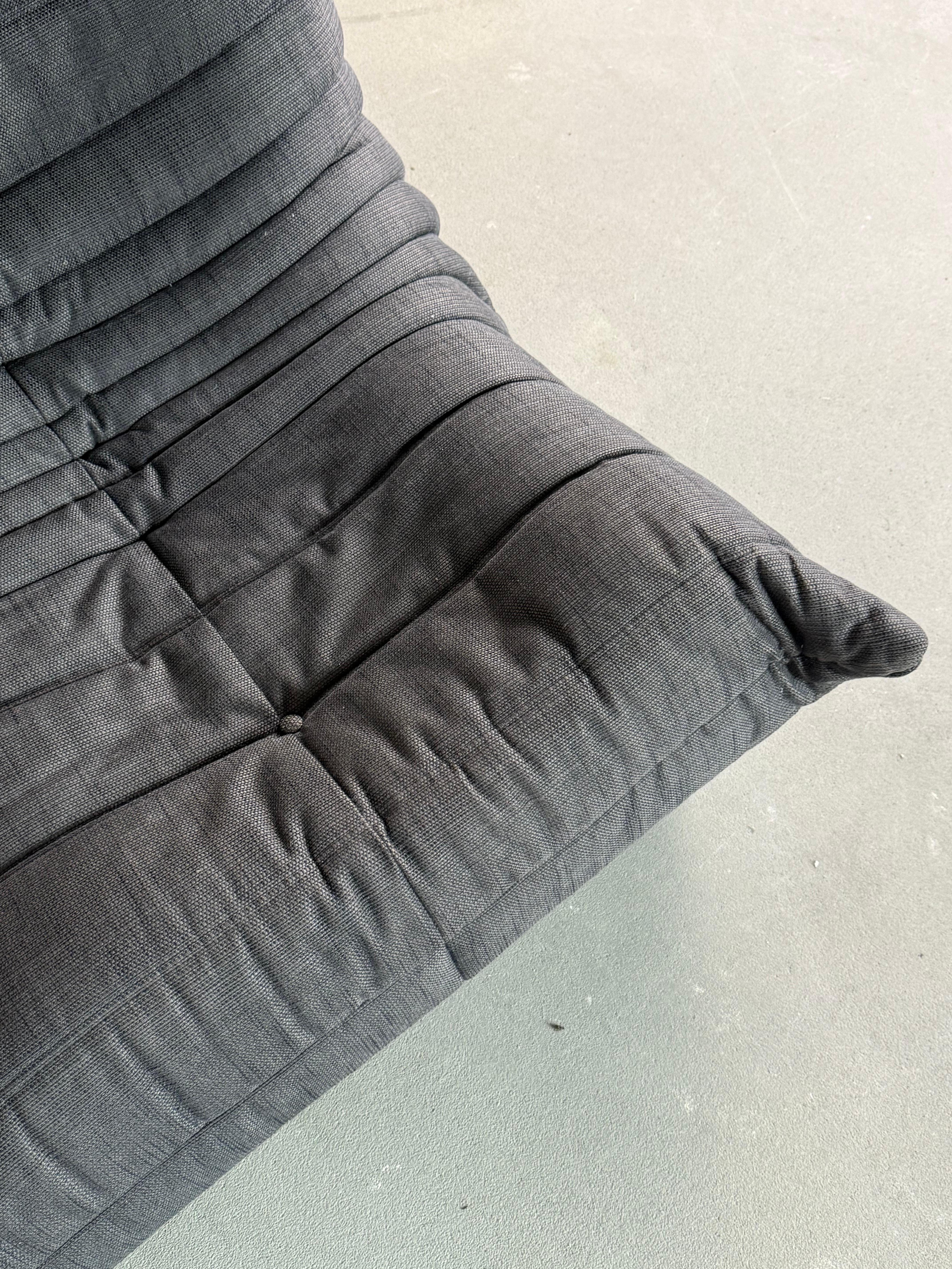 Set di divani Togo di Ligne Roset, anni 2000, rivestimento originale in ciniglia in vendita 2
