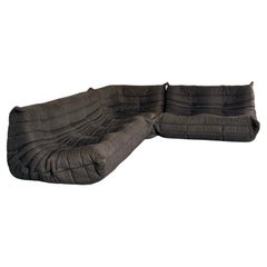 Ensemble de canapés Togo par Ligne Roset, années 2000, tapisserie originale en chenille