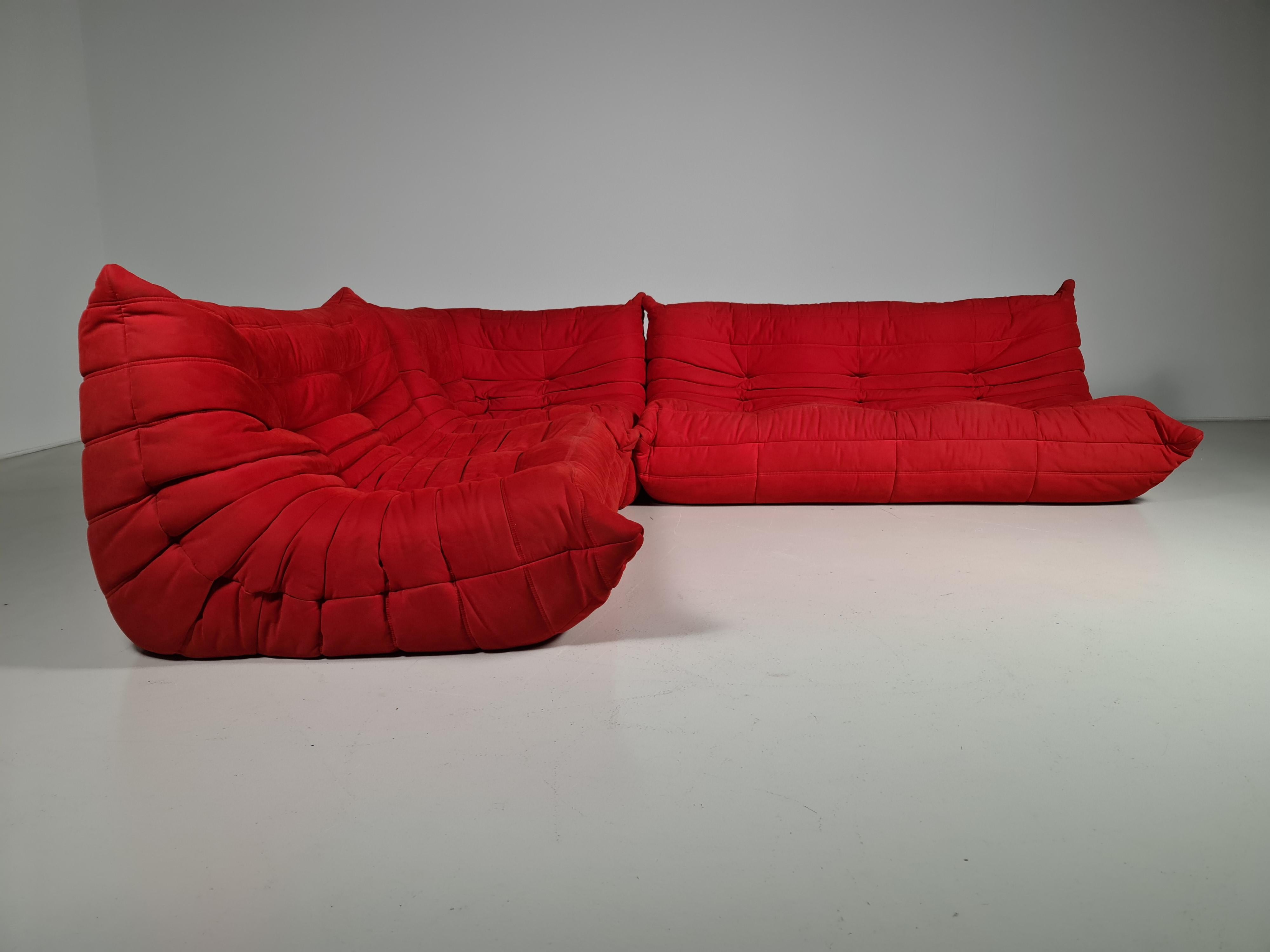 European Togo Sofa Set by Michel Ducaroy for Ligne Roset, 1980s