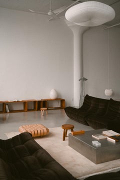 Togo Sofa Set in Chocolate by Michel Ducaroy for AirBorne/Arconas (Ligne Roset)