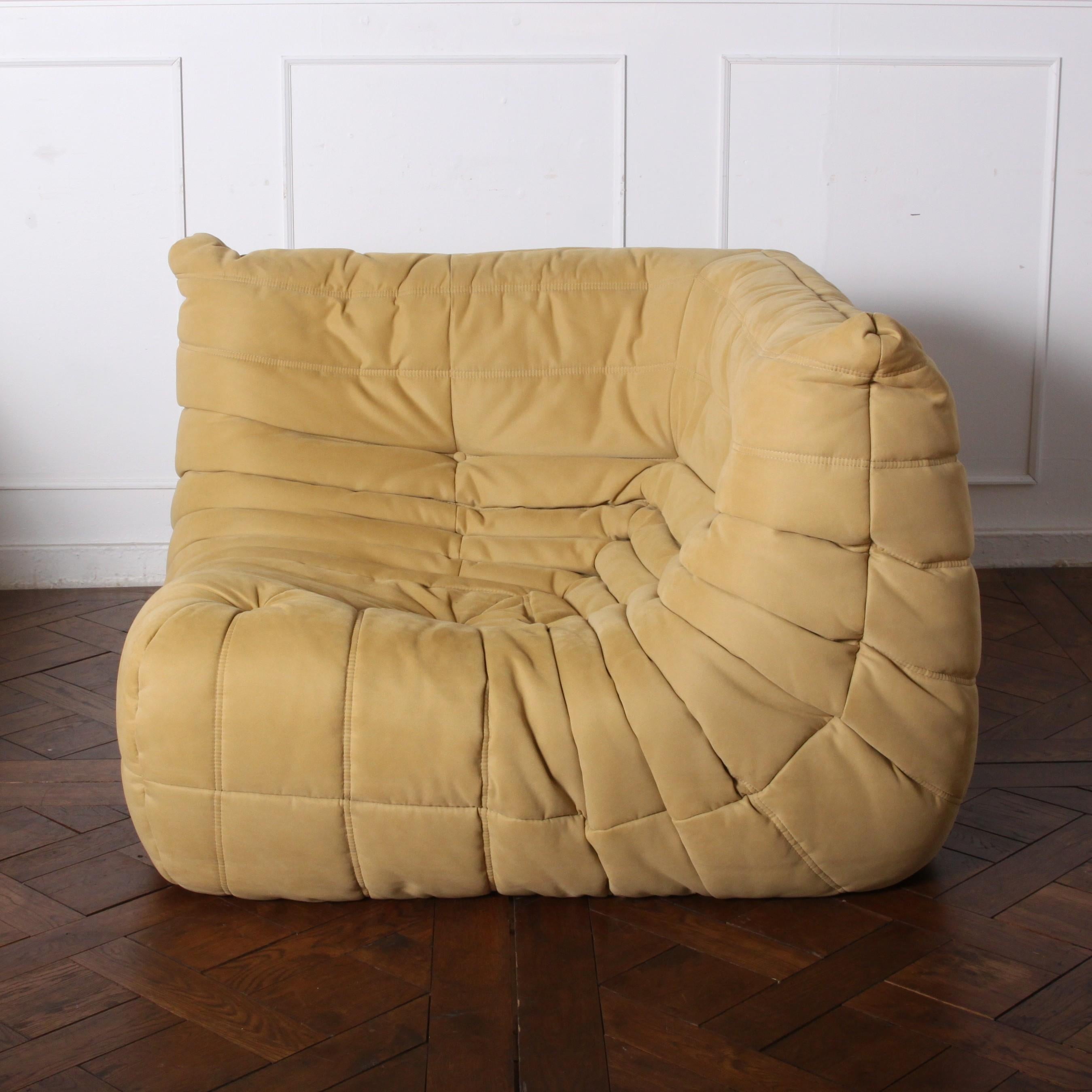 Quilted 'Togo' Sofa Suite by Michel Ducaroy for Ligne Roset