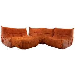 Togo Vintage Sofa Set by Michel Ducaroy for Ligne Roset, 1970s