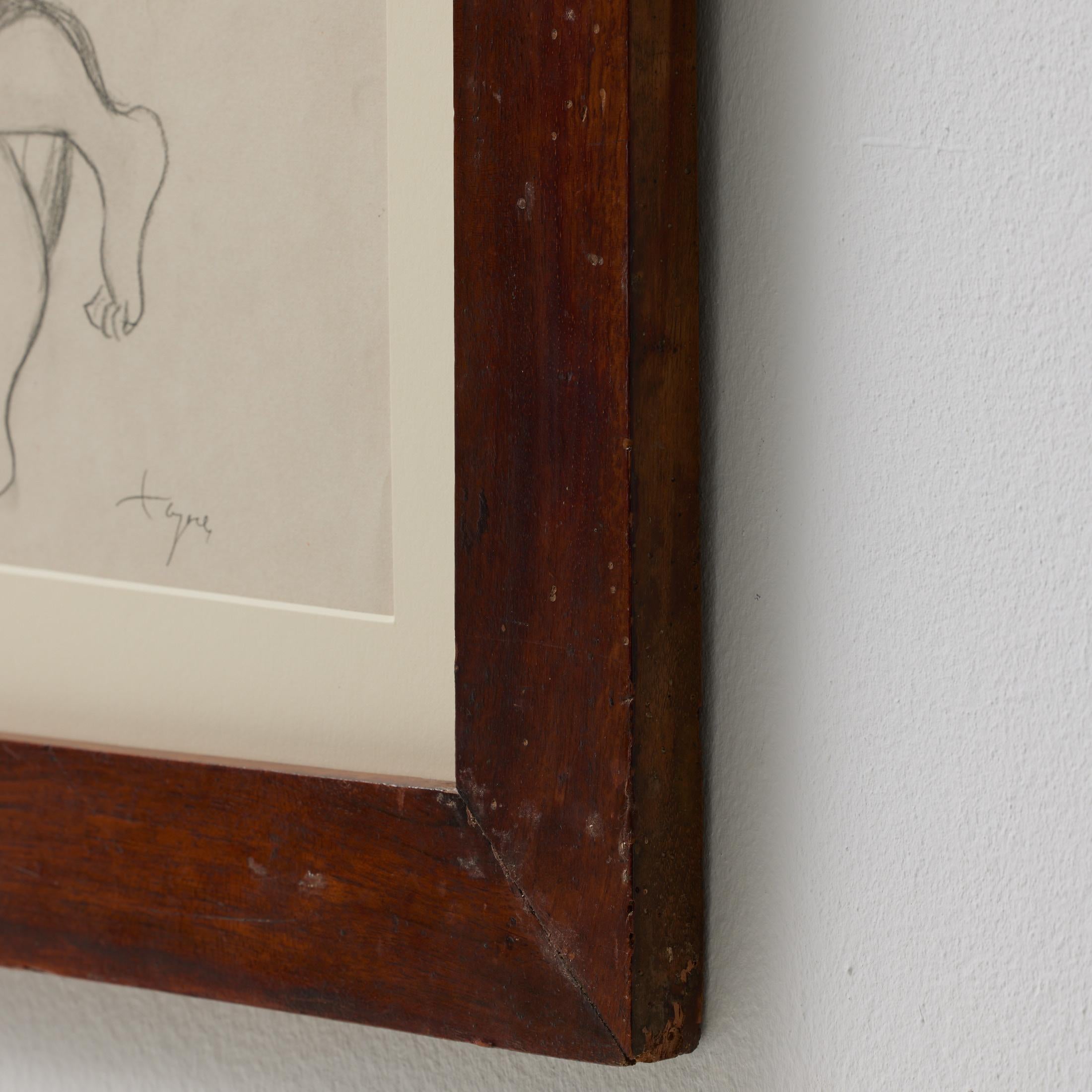 Togores Zeichnung auf Papier für Kahnweilers Galerie Simon, Togores, 1923 im Angebot 4