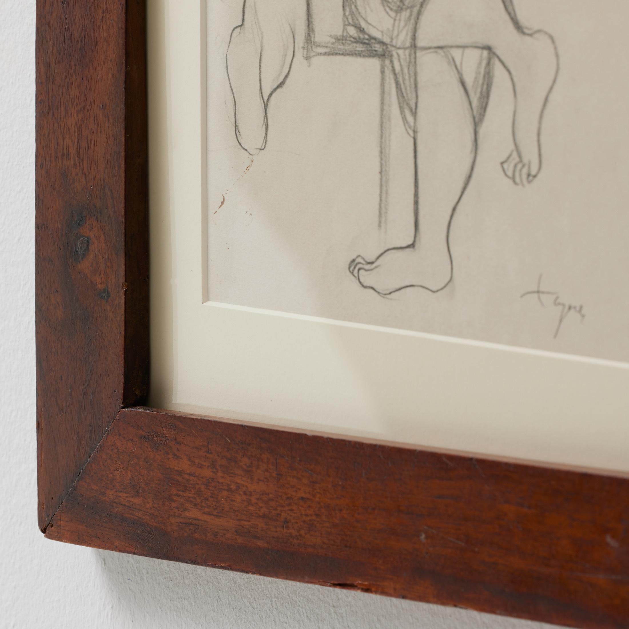 Togores Zeichnung auf Papier für Kahnweilers Galerie Simon, Togores, 1923 im Angebot 6