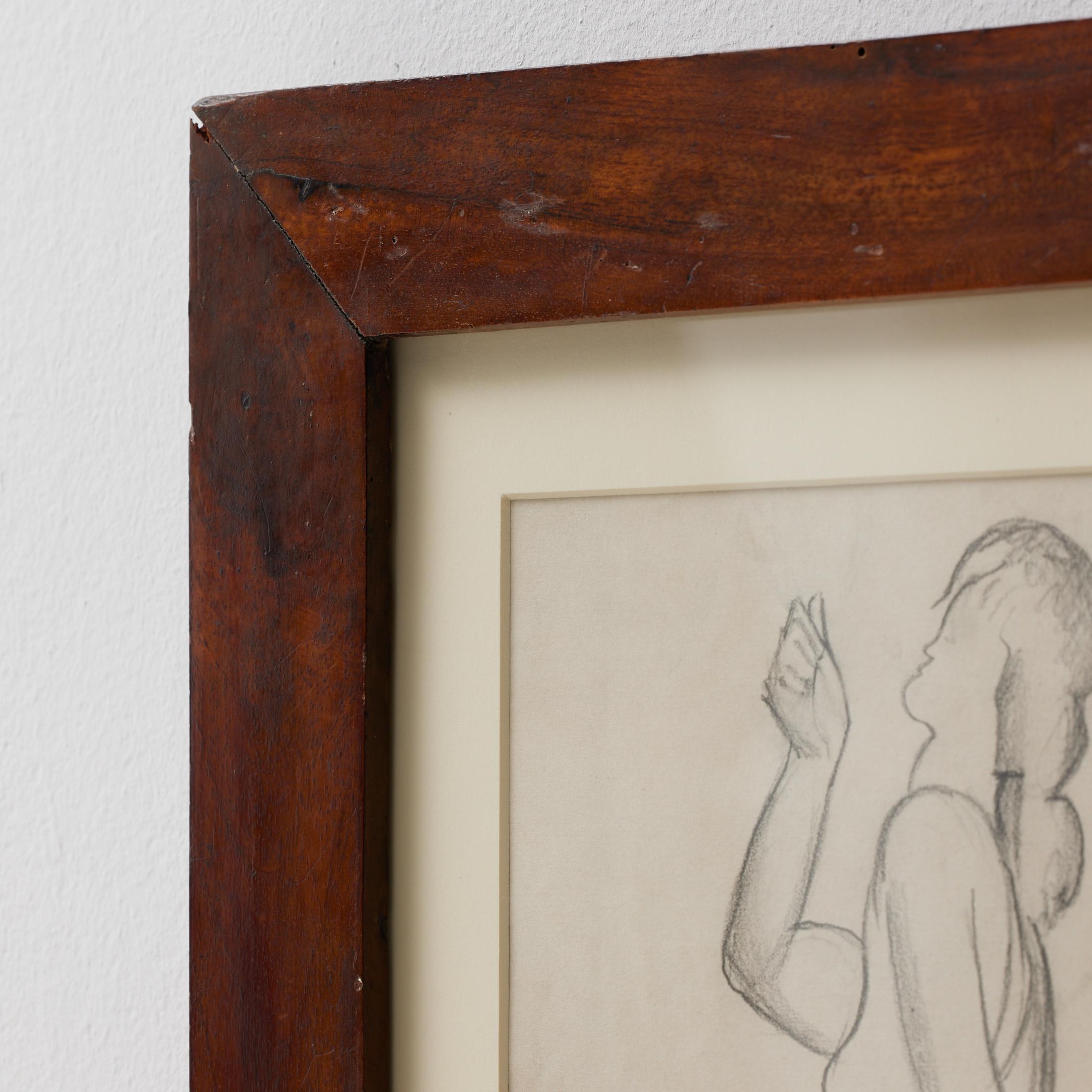 Togores Zeichnung auf Papier für Kahnweilers Galerie Simon, Togores, 1923 im Angebot 7