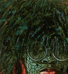 „Against All Odds“ – Acrylgemälde auf Leinwand, konzeptuell, 21. Jahrhundert