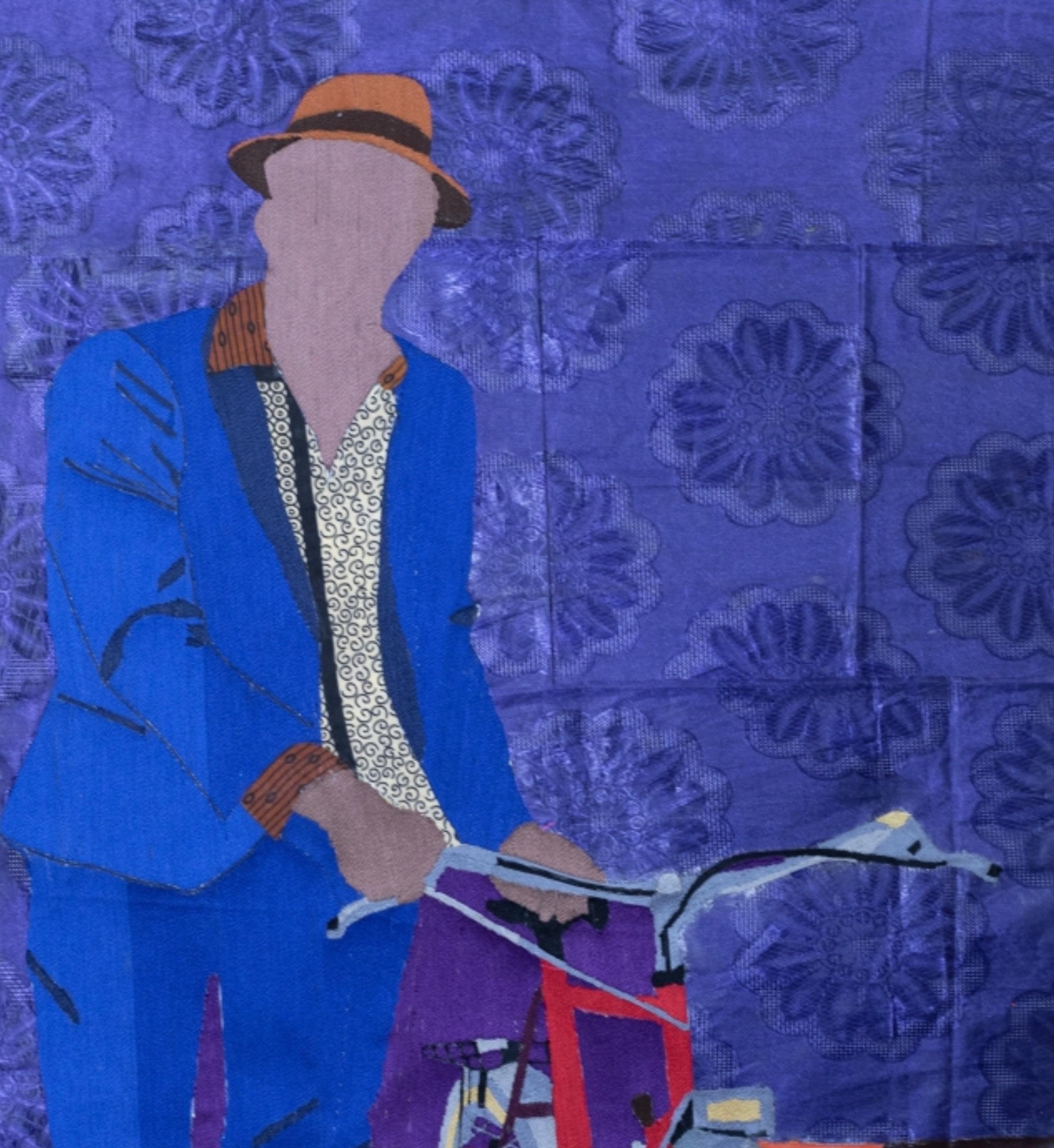 Le voyage vers un lieu appelé maison 2 - Contemporain Mixed Media Art par Toheeb Ibrahim
