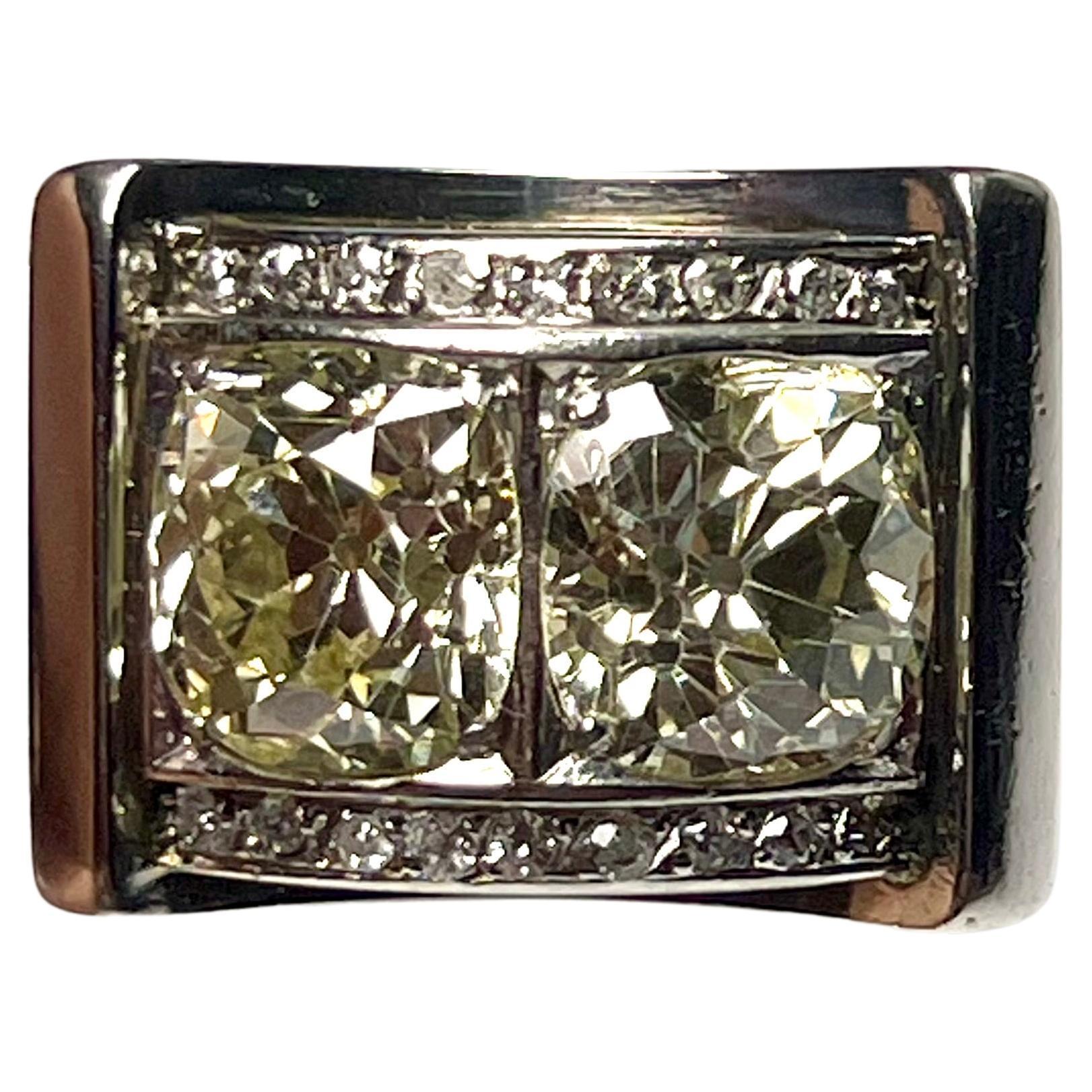 Toi Et Moi 6ct Diamond  Ring