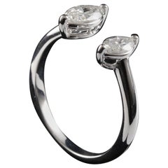 Toi et Moi Diamond Fashion Ring in 18 Karat Gold