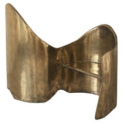 Toi & Moi Loveseat In Polished Brass Resin Over Inox by Atelier Ellery