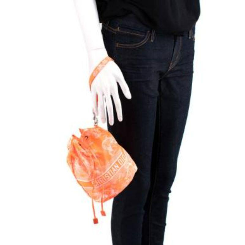 Toile de Jouy Fluo DiorTravel Pouch For Sale 1