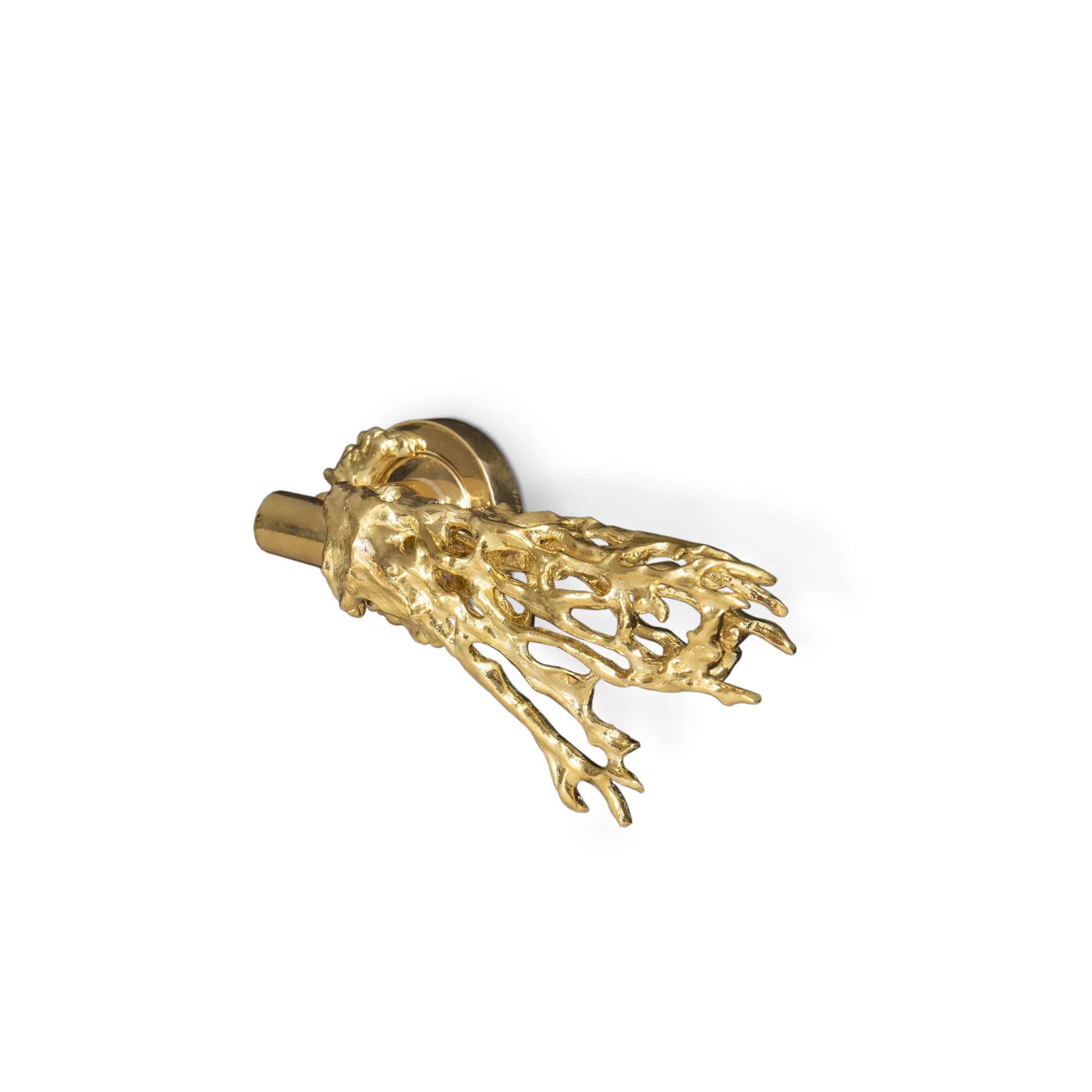 Portuguese Toile Door Lever Right For Sale