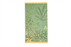 Painted canvas or decorative panel, Parrots and birds. Contemporary.