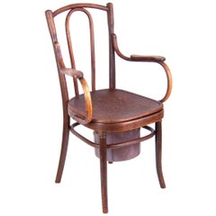 Fauteuil de toilette Thonet, vers 1900