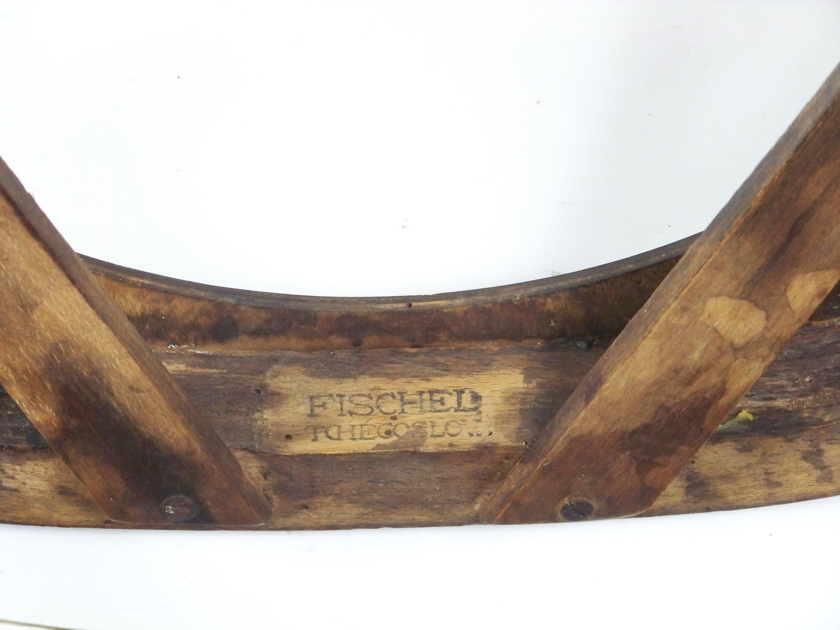 Toilet Seat by Fischel, circa 1900 In Good Condition For Sale In Praha, CZ