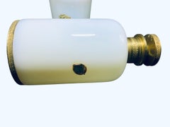 Toilette Set Of Four Opaline Crystal De Sevres And Bronze Bottles/Powder Box