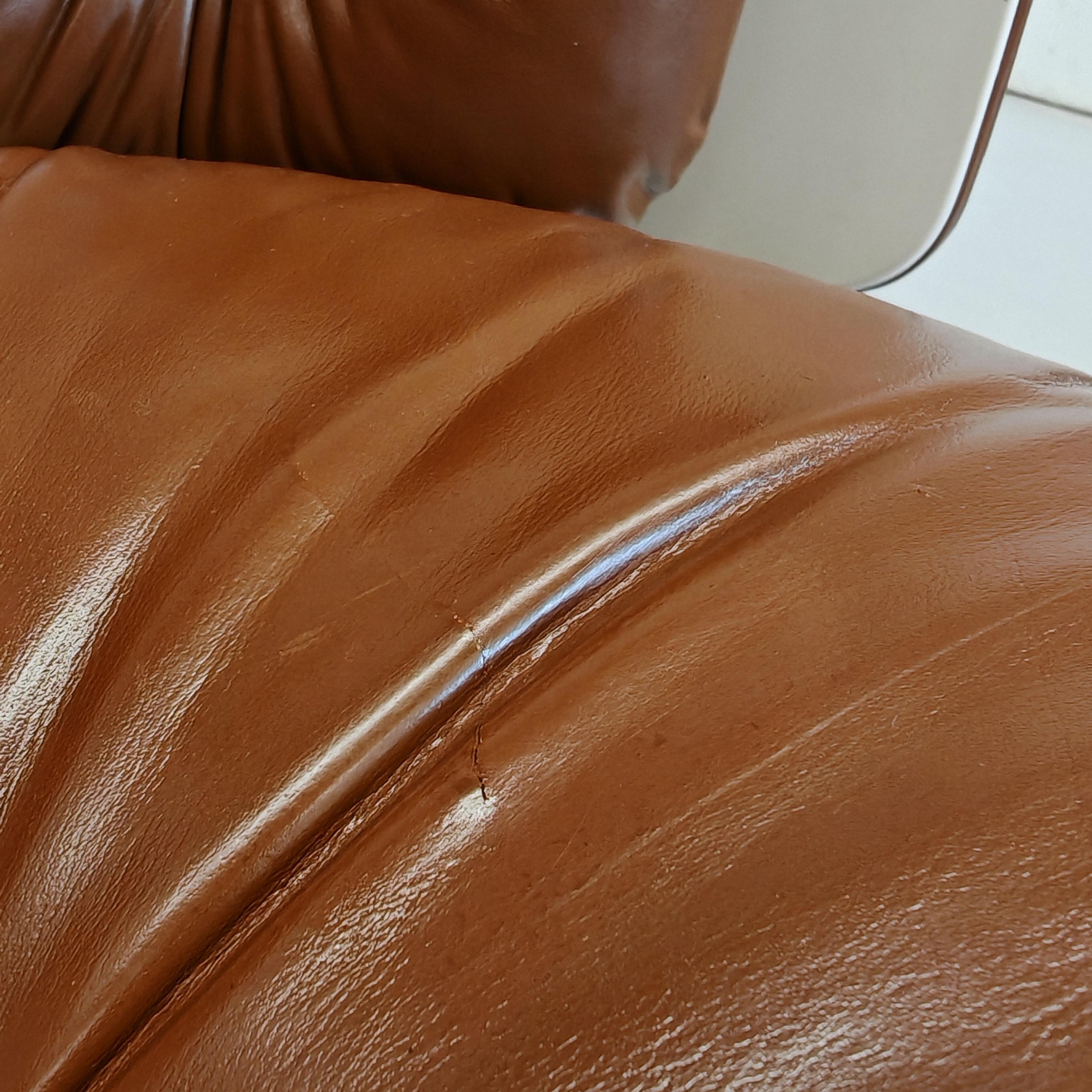 Toillette with armchair Dilly Dally  brown  70s by Luigi Massoni for Frau For Sale 1