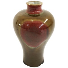 Toini Muona, Arabia, Attributed Glazed Ceramic Vase, Finland, circa Late 1940