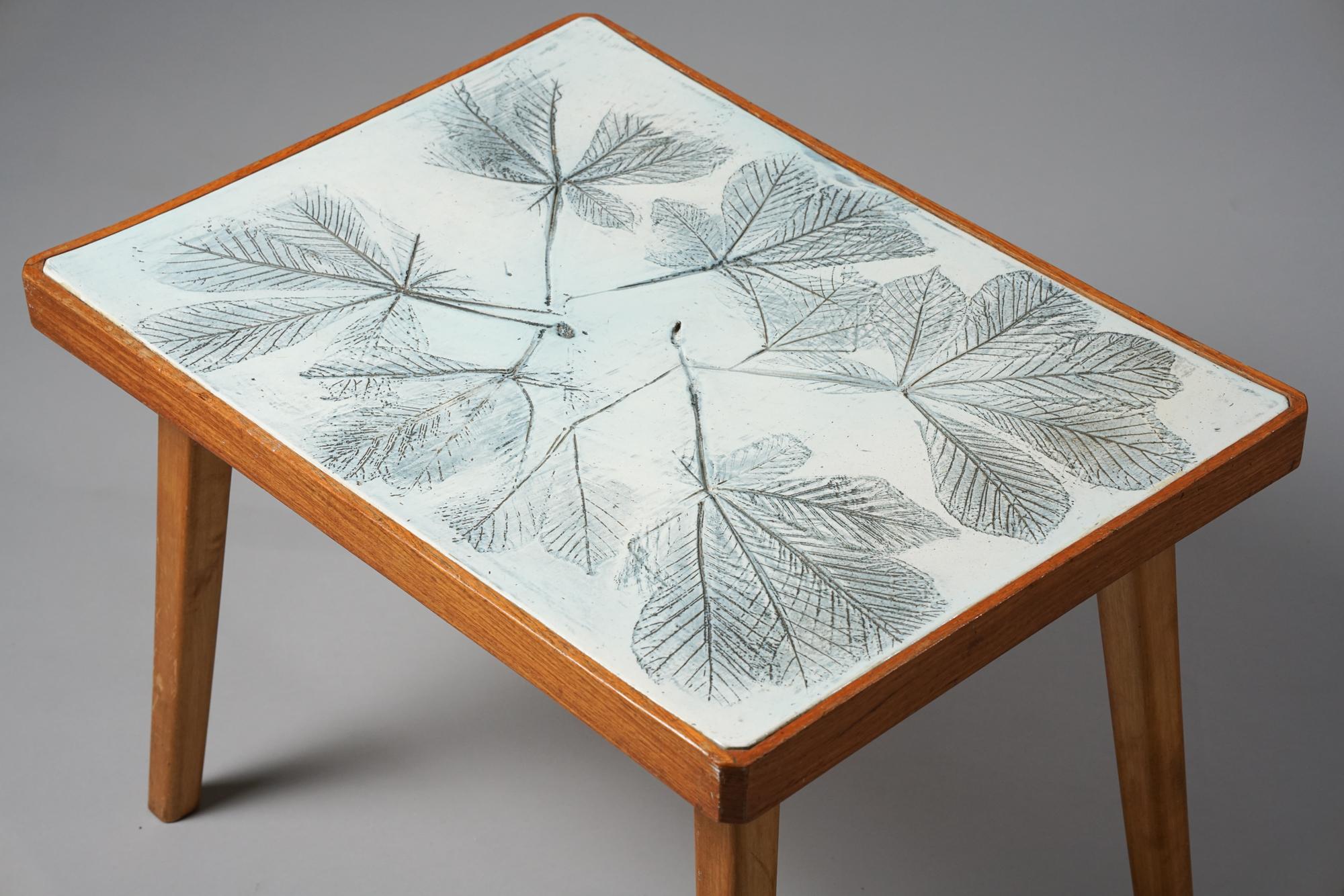 Mid-Century Modern Toini Muona Ceramic Coffee Table, 1950s