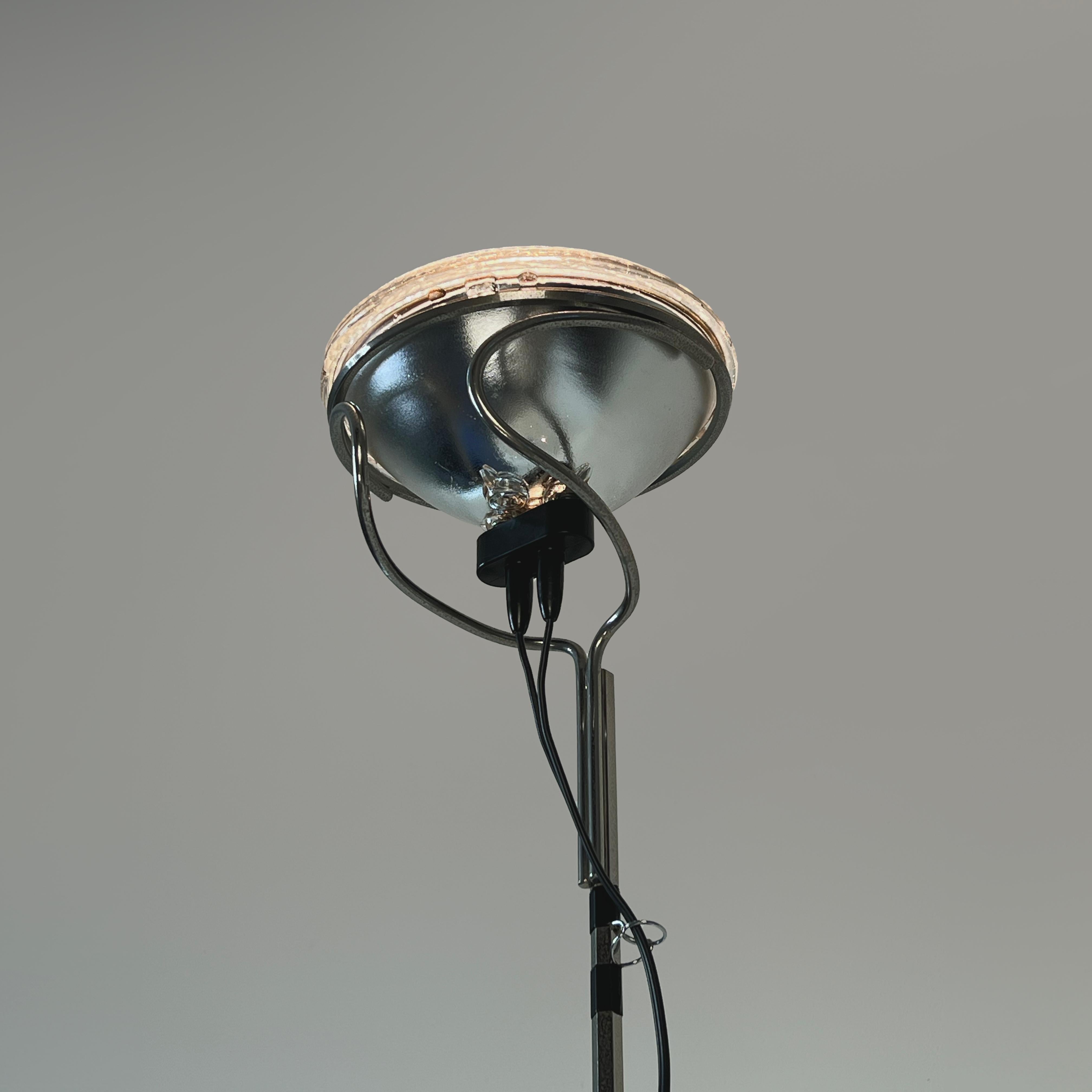 Mid-20th Century Toio 1st Edition 1962 floor lamp designed by Achille Castiglioni for Flos