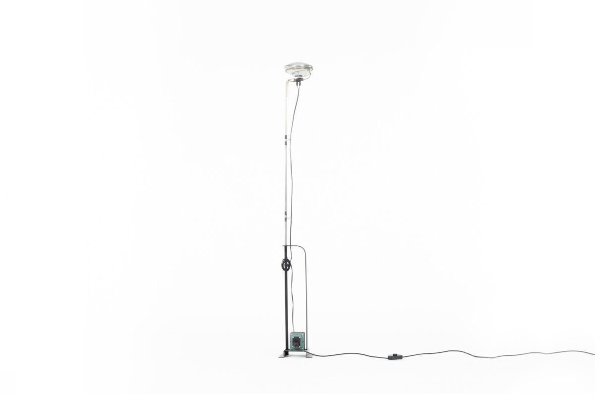 Toio Floor Lamp 1st Edition by Achille&Pier Giacomo Castiglioni for Flos 1962 In Good Condition In JASSANS-RIOTTIER, FR