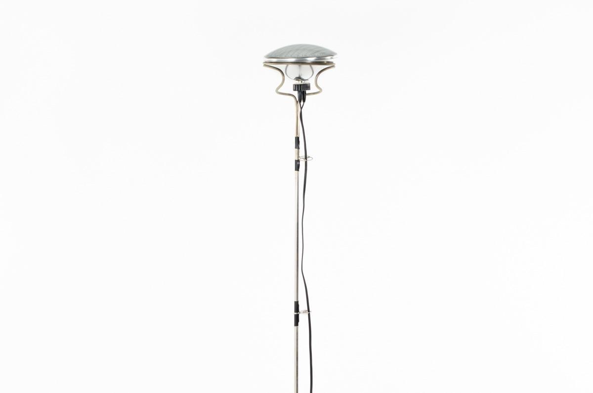 French Toio floor lamp by Achille and Pier Giacomo Castiglioni for Flos, 1962 For Sale