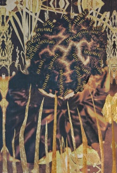 "Oryza Sativa, Lino Variegato" - ritratto, Black Ancestry, ricamo