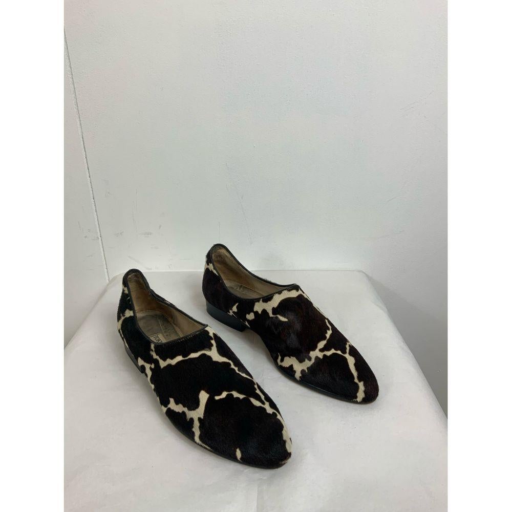 Tokio Kumagai Leather Flats In Good Condition In Carnate, IT