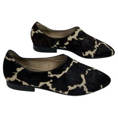 Tokio Kumagai flache Lederschuhe