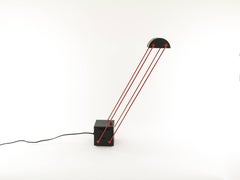 Tokio Metal Table Lamp by Shigeaki Asahara for Stilnovo in Red and Black