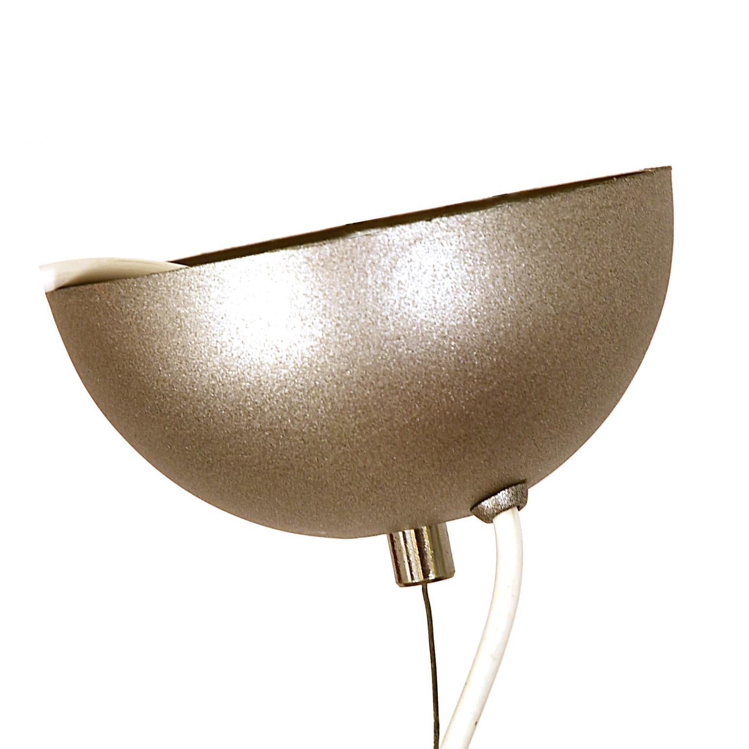 Tokio Pendant Lamp by Roberto Pamio & Renato Toso Glass Murano White Stripes 60s 2