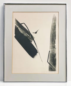 Ascolta (1996) . Litografia. Edizione limitata di 50 esemplari di Toko Shinoda