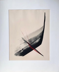Toko Shinoda, "Hagoromo", lithograph and hand-brushed color on paper