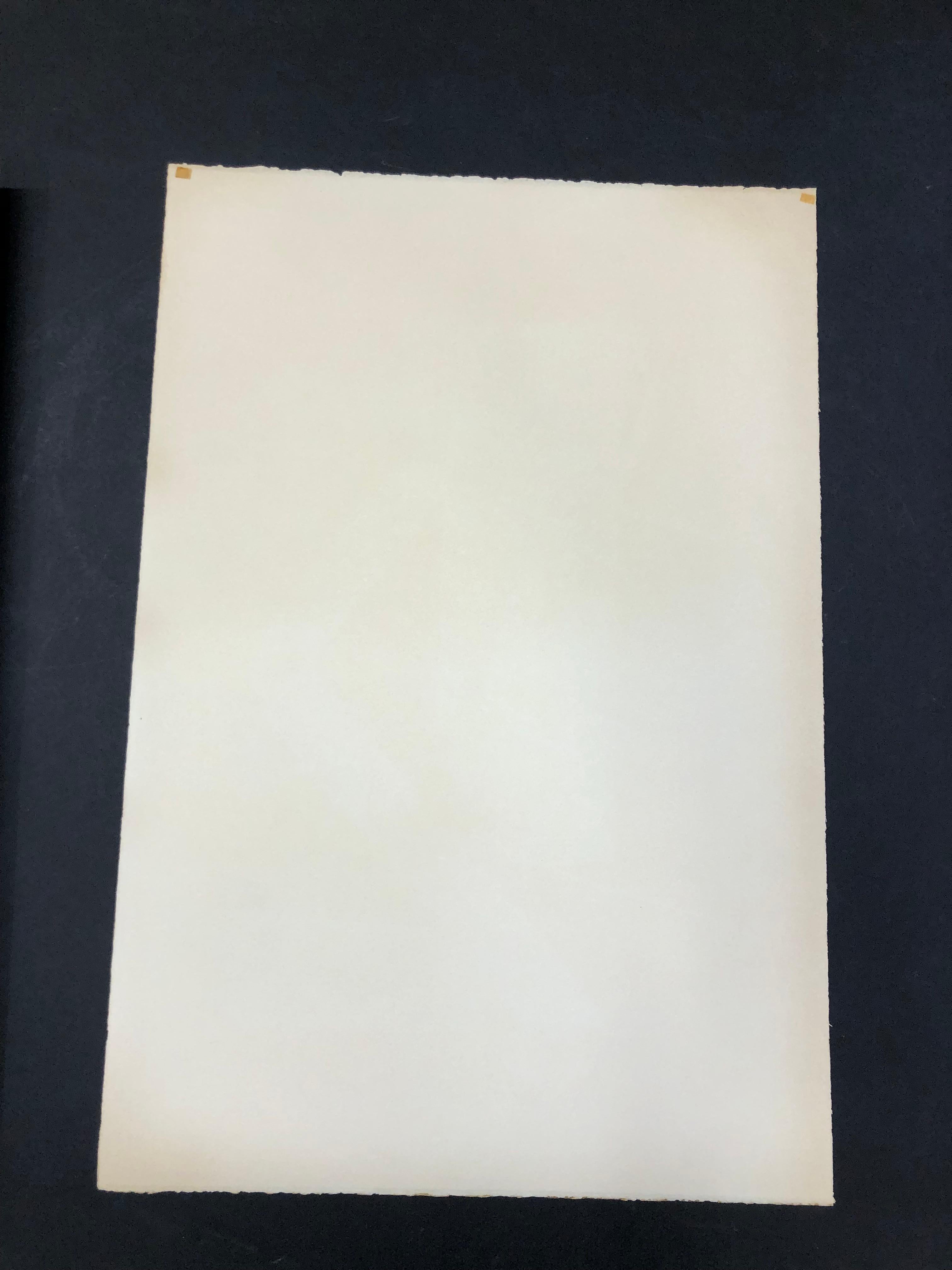 Holz Sprit B (1970) . Lithografie. Limitierte Auflage von 70 Exemplaren von Toko Shinoda im Angebot 8