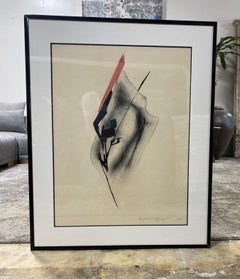 Toko Shinoda Signierte große japanische Lithographie „Transparentes Schatten“ in limitierter Auflage