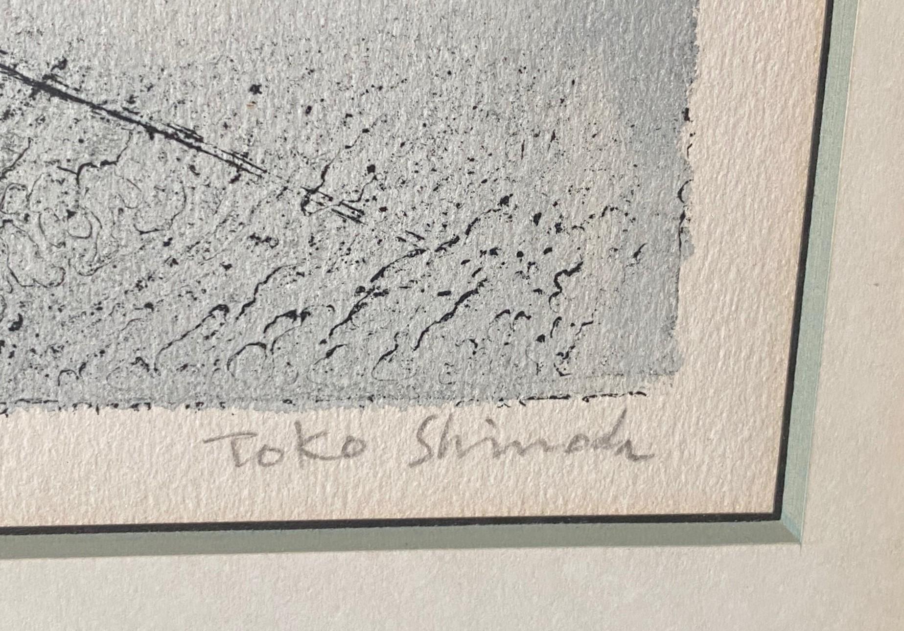 Toko Shinoda Edición Limitada Firmada Litografía japonesa Arroyo en venta 8