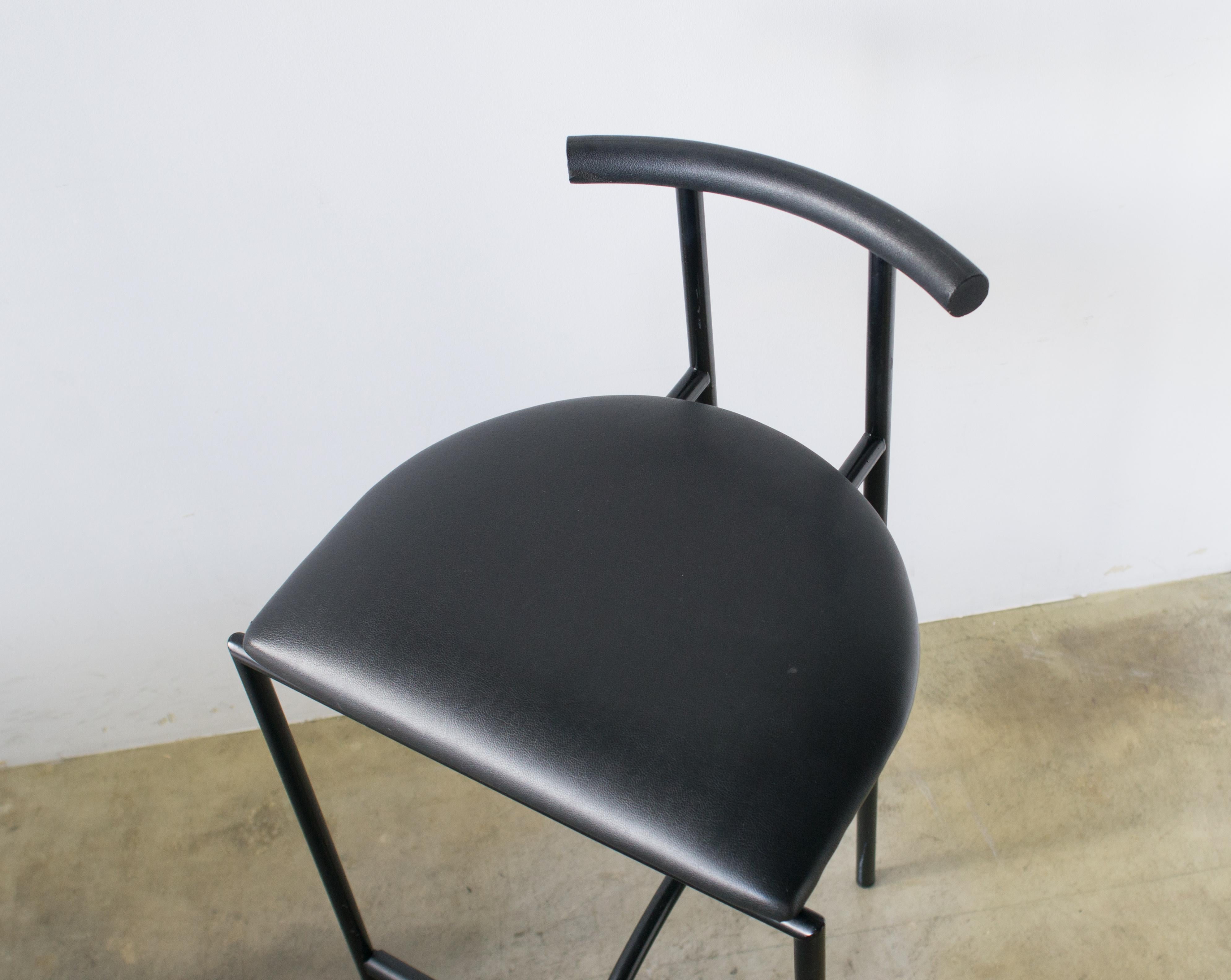 Painted Tokyo Bar Chair Bieffeplast Rodney Kinsman Minimal Postmodern