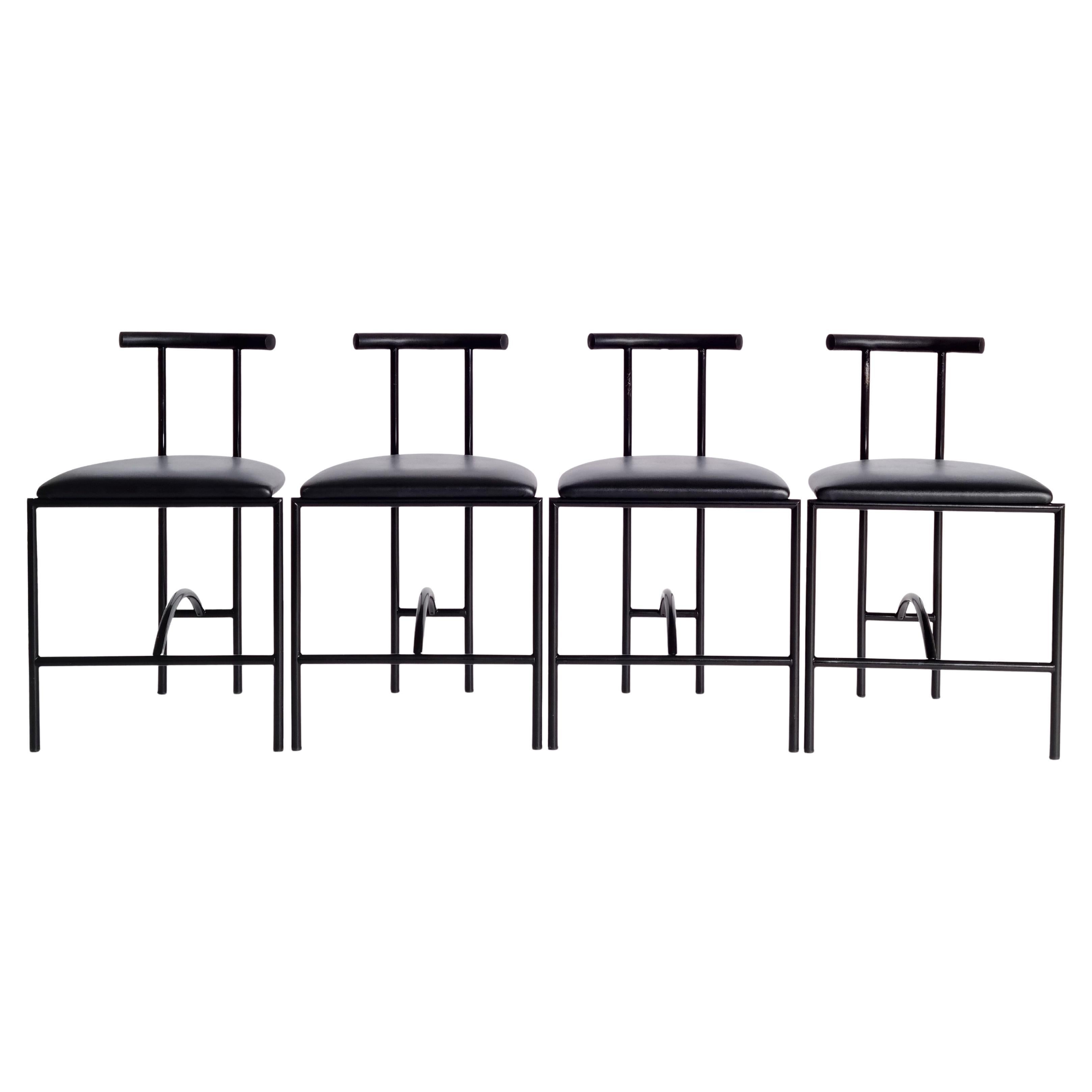 Tokyo Dining Chairs by Rodney Kinsman for Bieffeplast (set of 4), 1980s For Sale