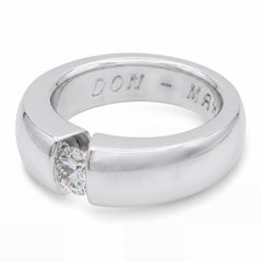 Tokyo Matsuda Ubiwa Platinum 0.60ct Diamond Tension Set Ring