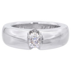 Tokyo Matsuda Ubiwa Platinum 0.60ct Diamond Tension Set Ring