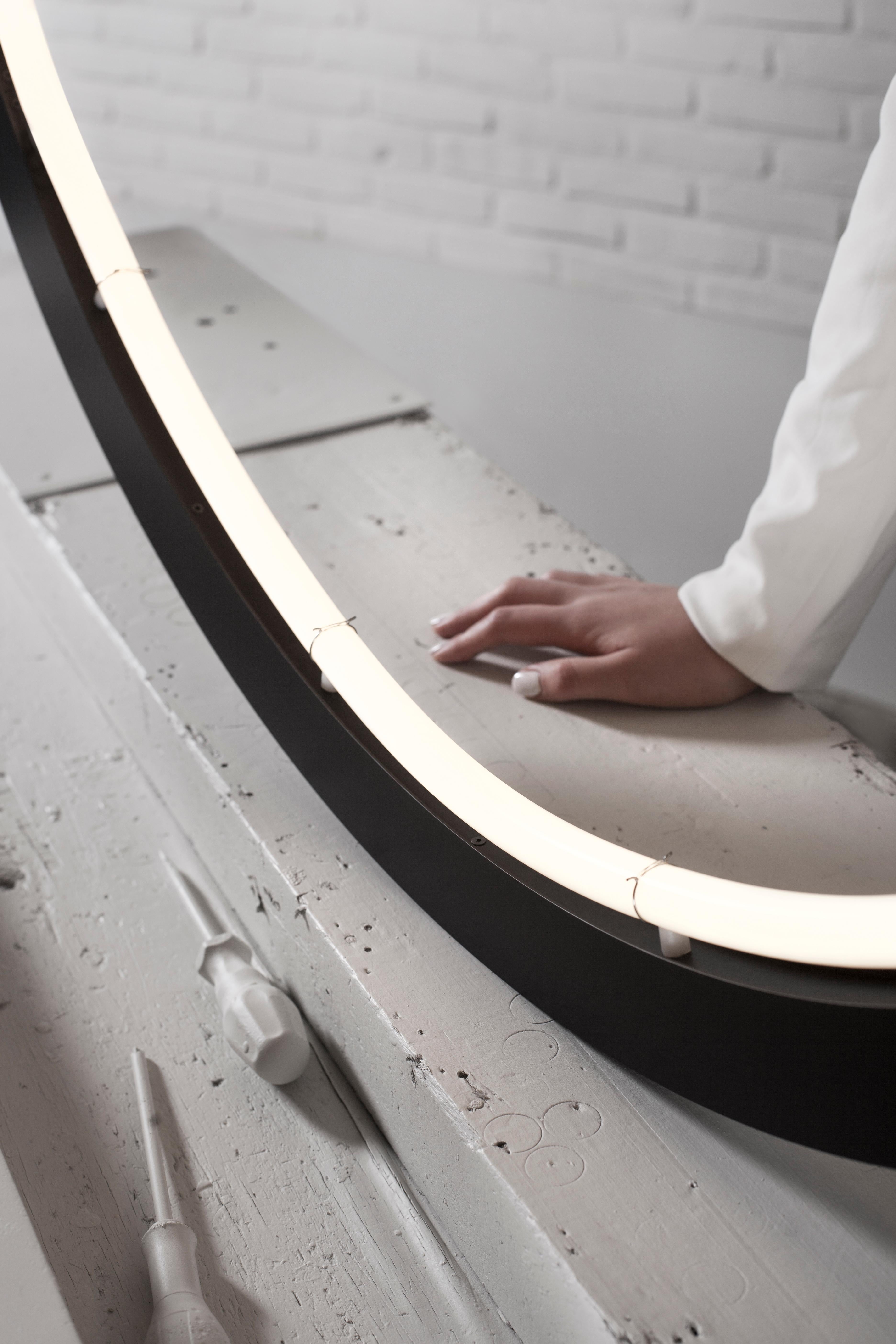 Olandese Lampada a sospensione contemporanea Tokyo Small in alluminio anodizzato nero di JSPR in vendita