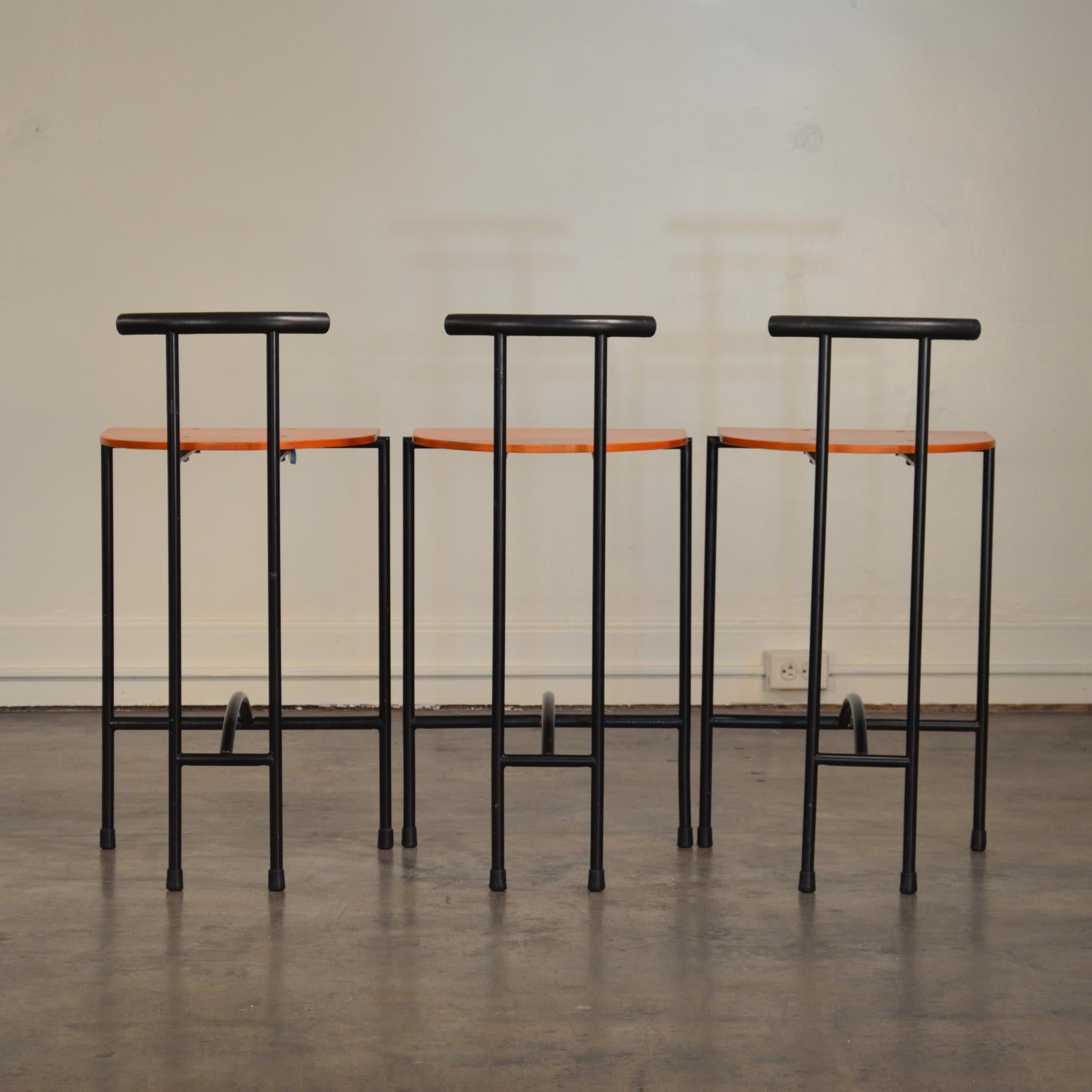Tokyo Stools by Rodney Kinsman for Bieffeplast, Italy In Good Condition In Portland, ME